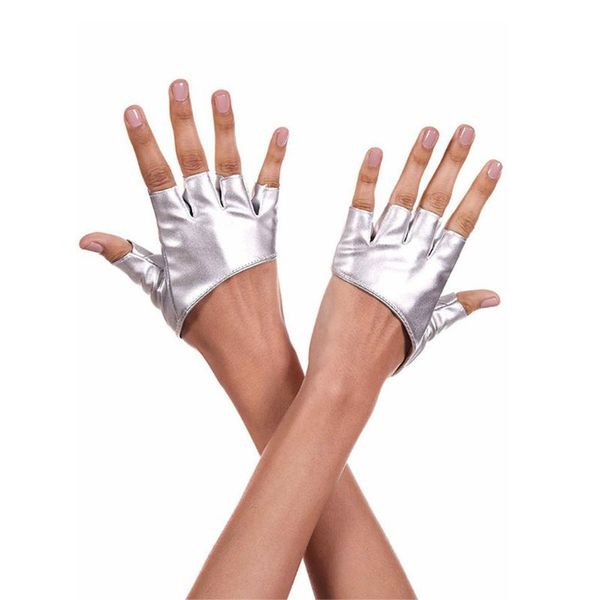 sports gloves short dancing women girls half finger pu leather mittens silver disco hip- jazz party cosplay costume punk rock, Black
sports gloves short dancing women girls half finger pu leather mittens silver disco hip- jazz party cosplay costume punk rock, Black