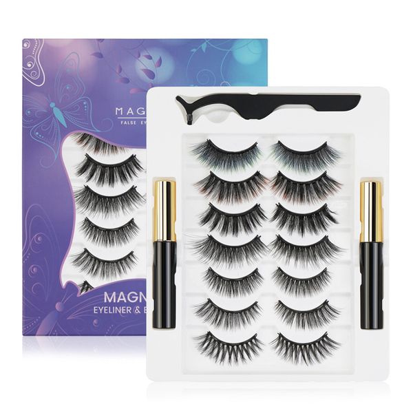 3d magnetic eyelashes with eyeliner kit 7 pairs/set mixed natural long lashes with 2 tubes of magnet eyeliners
3d magnetic eyelashes with eyeliner kit 7 pairs/set mixed natural long lashes with 2 tubes of magnet eyeliners