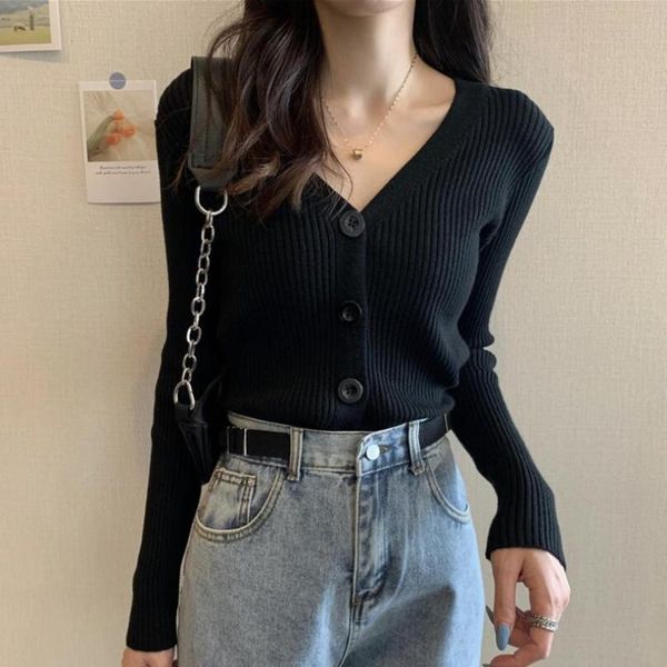 women's knits & tees 2021 autumn women cardigan ladies sweaters korean style female short knitted sweater cardigans button up coat jac, White
women's knits & tees 2021 autumn women cardigan ladies sweaters korean style female short knitted sweater cardigans button up coat jac, White