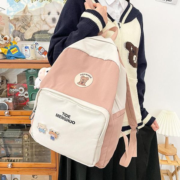 joypessie kawaii women backpack canvas bookbag for teenager girls cute student school bag female fashion shoulder travel mochila
joypessie kawaii women backpack canvas bookbag for teenager girls cute student school bag female fashion shoulder travel mochila