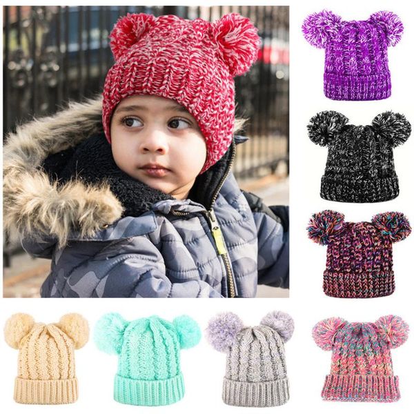 caps & hats 2021 brand born baby kids girls boys winter warm knit hat furry balls pompom solid cute lovely beanie cap gifts, Yellow 
caps & hats 2021 brand born baby kids girls boys winter warm knit hat furry balls pompom solid cute lovely beanie cap gifts, Yellow
