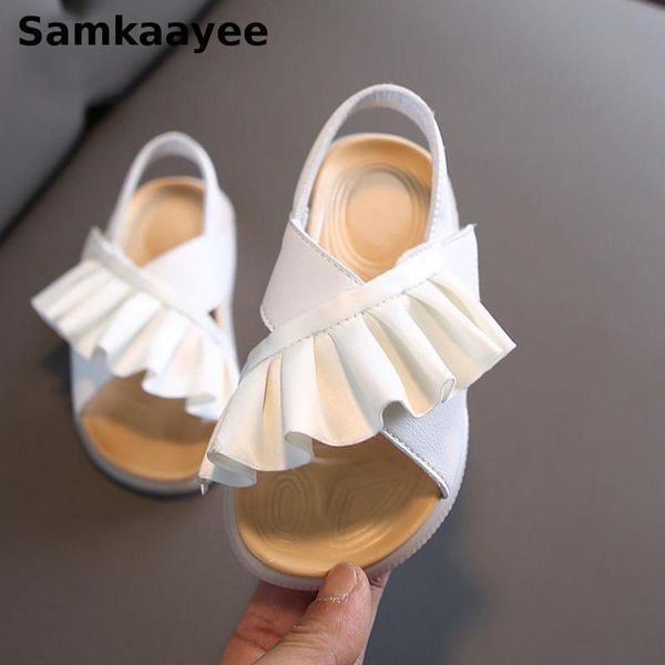 slipper 0-8y children' sandals kids shoes summer baby girls ruffles flats princess soft bottom hollow anti-slip pink beach footwear s4, Black;grey
slipper 0-8y children' sandals kids shoes summer baby girls ruffles flats princess soft bottom hollow anti-slip pink beach footwear s4, Black;grey