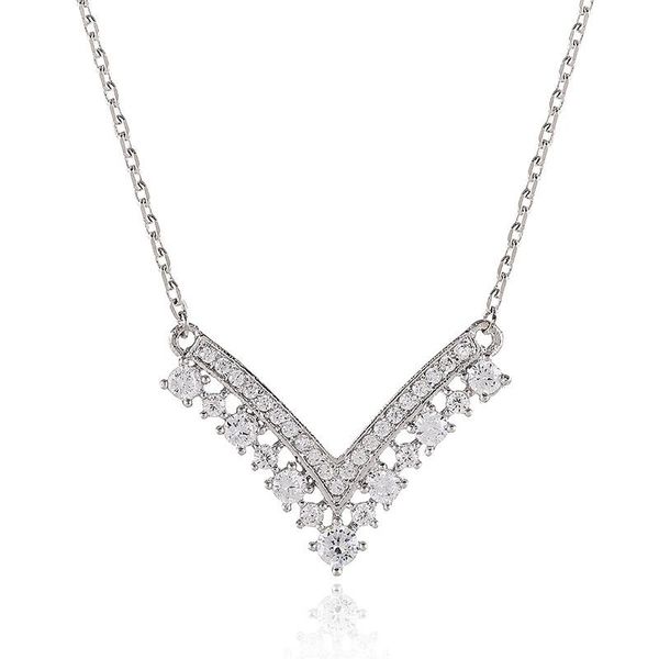 earrings & necklace european and american big-name jewelry set copper micro-inlaid zircon clavicle chain direct cross-bor, Silver
earrings & necklace european and american big-name jewelry set copper micro-inlaid zircon clavicle chain direct cross-bor, Silver