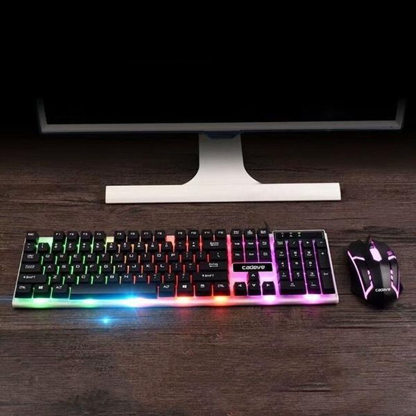 keyboard mouse combos rainbow backlit luminous set deskcomputer game mechanical hand feel wired gaming and gamer kit
keyboard mouse combos rainbow backlit luminous set deskcomputer game mechanical hand feel wired gaming and gamer kit