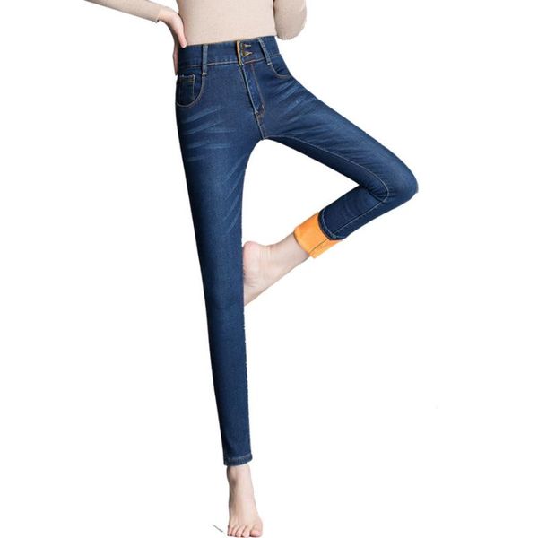 women's jeans plus size winter for women high waist elastic full length casual denim pencil pants skinny female trousers stretch, Blue
women's jeans plus size winter for women high waist elastic full length casual denim pencil pants skinny female trousers stretch, Blue