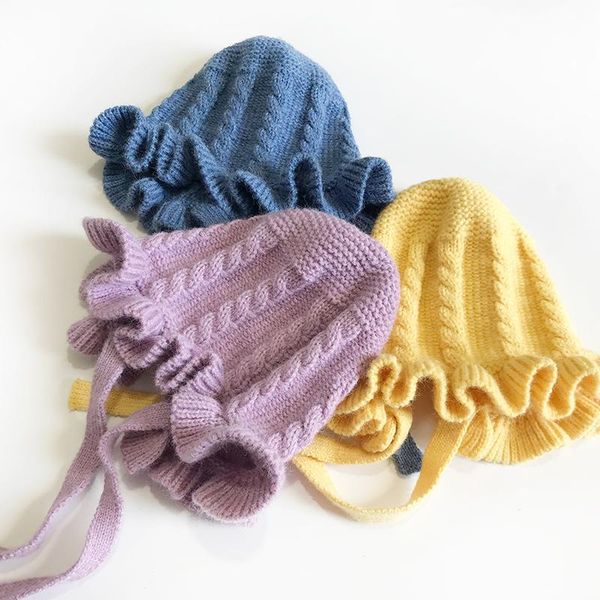 caps & hats winter korean cotton knitted baby hat lace up warm autumn kids bonnet girls boys cute cap children outdoor for 6-36 months, Yellow
caps & hats winter korean cotton knitted baby hat lace up warm autumn kids bonnet girls boys cute cap children outdoor for 6-36 months, Yellow