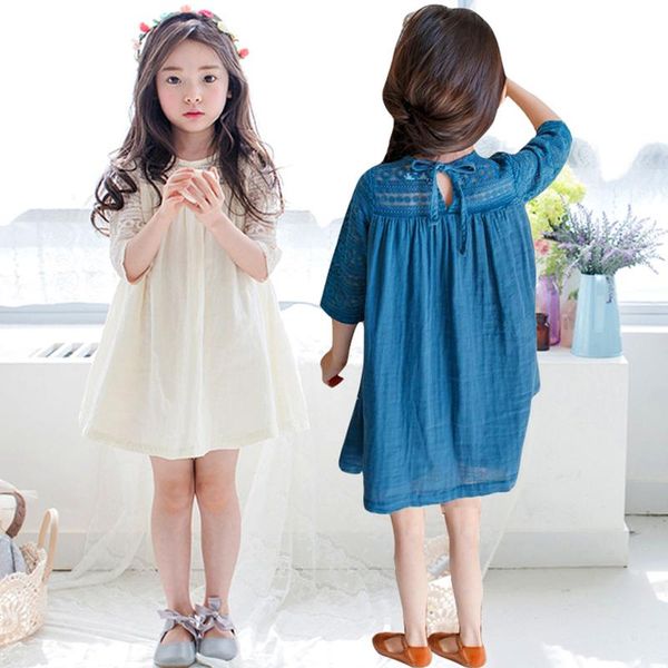 girl's dresses summer girl\u2021s fashion dress sweet solid color embroidery lace stitching round neck half-sleeved princess for holida, Red;yellow
girl's dresses summer girl\u2021s fashion dress sweet solid color embroidery lace stitching round neck half-sleeved princess for holida, Red;yellow