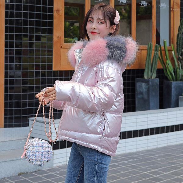 women's down & parkas women coats winter thicken warm jacket lady gold silver coat with artificial fur collar, Black
women's down & parkas women coats winter thicken warm jacket lady gold silver coat with artificial fur collar, Black