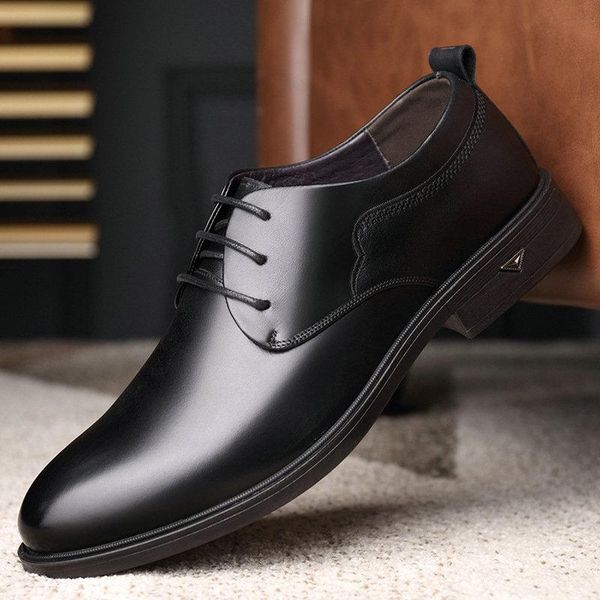 dress shoes 2021 men leather fashion derby classic casual business wedding footwear lace-up style male formal shoe, Black
dress shoes 2021 men leather fashion derby classic casual business wedding footwear lace-up style male formal shoe, Black