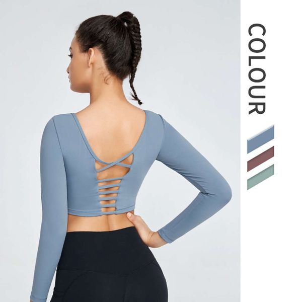 new style tights nude sportswear long sleeve yoga women's back yoga suit women's autumn winter, Black;white
new style tights nude sportswear long sleeve yoga women's back yoga suit women's autumn winter, Black;white