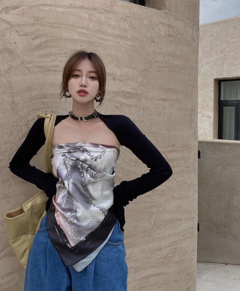 women's knits & tees tight black cape knit smock women fashion spring autumn sweater small jacket style super short cardigan blouse shi, White
women's knits & tees tight black cape knit smock women fashion spring autumn sweater small jacket style super short cardigan blouse shi, White