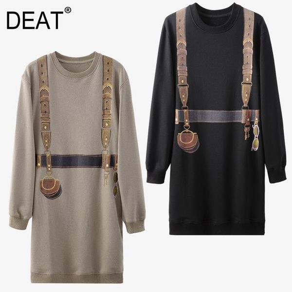 casual dresses deat 2021 winter fashion round collar long sleeve street fake strap print mid length sweater dress 7b0392, Black;gray
casual dresses deat 2021 winter fashion round collar long sleeve street fake strap print mid length sweater dress 7b0392, Black;gray