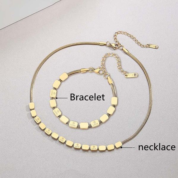 chains love letter geometric cube necklace female niche temperament titanium steel clavicle chain, Silver
chains love letter geometric cube necklace female niche temperament titanium steel clavicle chain, Silver