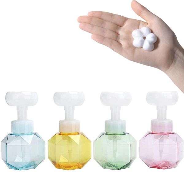 storage bottles & jars 300ml refillable empty soap dispenser plastic transparent bottle foaming lotions shower gel foam flower-shaped pump
storage bottles & jars 300ml refillable empty soap dispenser plastic transparent bottle foaming lotions shower gel foam flower-shaped pump