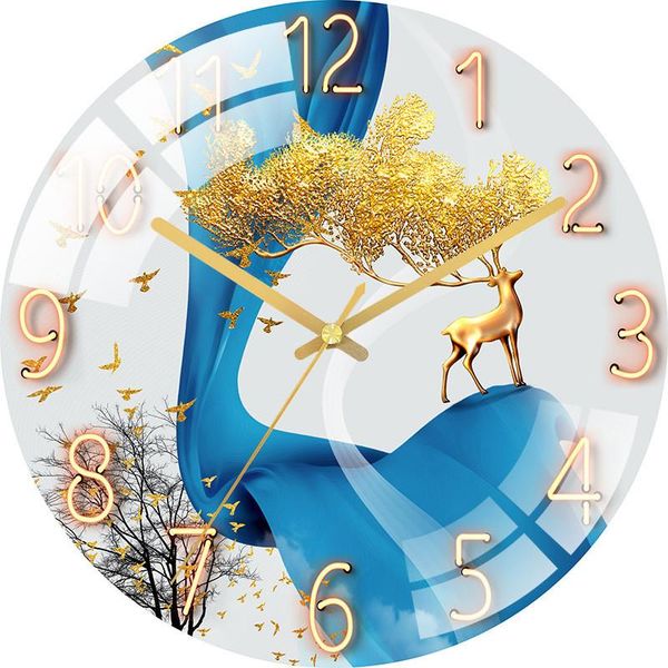 wall clocks modern clock living room nordic creative household fashion glass punch-light luxury silent watch simple quartz
wall clocks modern clock living room nordic creative household fashion glass punch-light luxury silent watch simple quartz