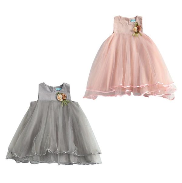 girl's dresses 2-7y toddler kid baby girl summer flower princess dress multiple layer mesh sleeveless children outfit pink/ grey, Red;yellow
girl's dresses 2-7y toddler kid baby girl summer flower princess dress multiple layer mesh sleeveless children outfit pink/ grey, Red;yellow
