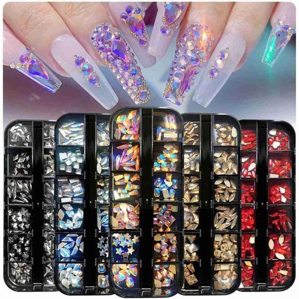 nail art decorations 1box mix size crystal rhinestone gold silver 3d shape decoration diy color jewelry all bottom mixed flat f7z0, Silver;gold
nail art decorations 1box mix size crystal rhinestone gold silver 3d shape decoration diy color jewelry all bottom mixed flat f7z0, Silver;gold