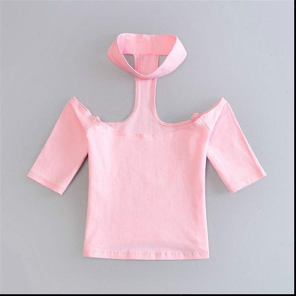 2021 brand new summer women t shirts short sleeve tees for women crop camis female t shirts halter casual tees, White
2021 brand new summer women t shirts short sleeve tees for women crop camis female t shirts halter casual tees, White