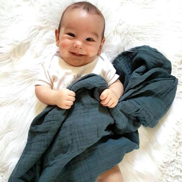blankets & swaddling 2021 born baby cotton blanket infant swaddle wrap towel toddler girls solid color sleeping cover po props accessories
blankets & swaddling 2021 born baby cotton blanket infant swaddle wrap towel toddler girls solid color sleeping cover po props accessories