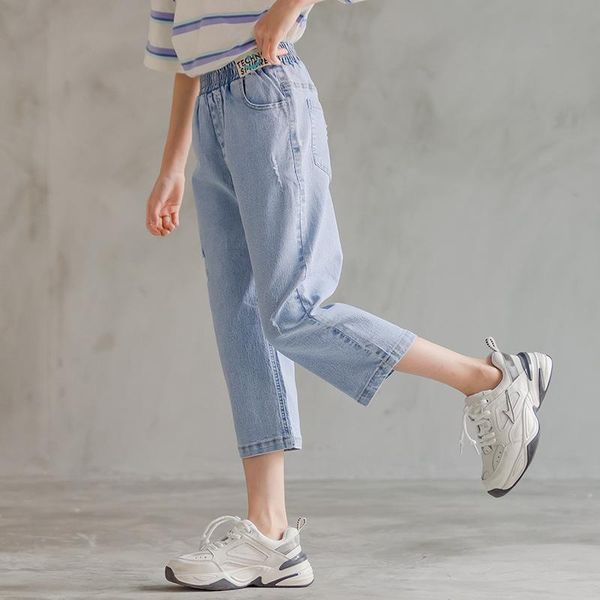 jeans kids blue denim calf length trousers baby big girls loose pants clothes 2021 summer casual bottom children pant 4-17 y
jeans kids blue denim calf length trousers baby big girls loose pants clothes 2021 summer casual bottom children pant 4-17 y