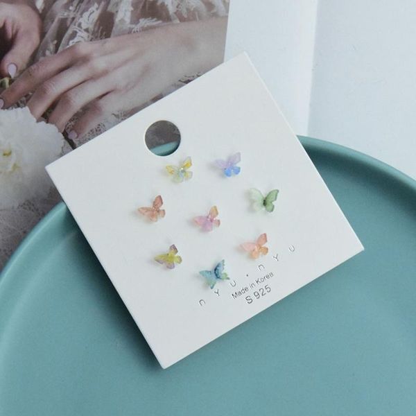 stud 8pcs acrylic 3d butterfly earring simple colorful fairy butterflies, Golden;silver
stud 8pcs acrylic 3d butterfly earring simple colorful fairy butterflies, Golden;silver