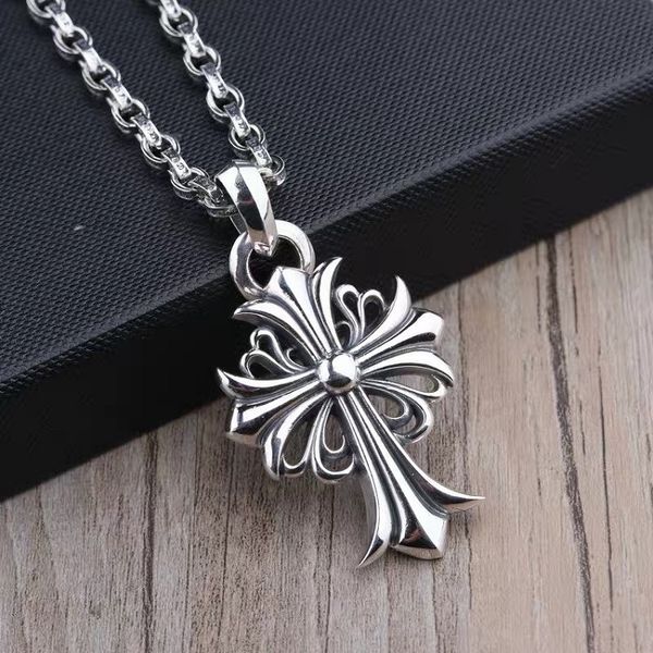 factory wholesale s925 croquet cross flower pendant fashion brand necklace thai silver punk men's and women's fashion sweater chai
factory wholesale s925 croquet cross flower pendant fashion brand necklace thai silver punk men's and women's fashion sweater chai
