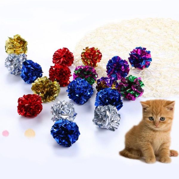 cat toys 10pcs/pack pet ring paper crinkle balls rustle sound toy kitten playing interactive scratching supplies tools
cat toys 10pcs/pack pet ring paper crinkle balls rustle sound toy kitten playing interactive scratching supplies tools
