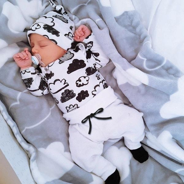 boy clothes autumn baby girl clothing sets newborn cotton printed long sleeved t-shirt+pants+cap kids 3pcs suit 210309, White
boy clothes autumn baby girl clothing sets newborn cotton printed long sleeved t-shirt+pants+cap kids 3pcs suit 210309, White