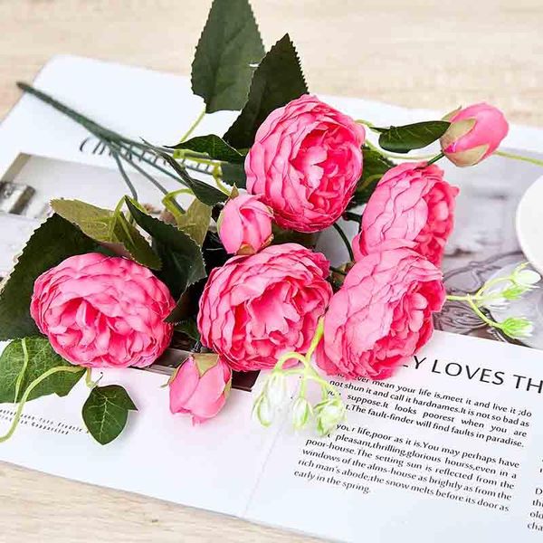 decorative flowers & wreaths artificial rose flower silk european style bouquet fake small bud roses simulation wedding home party decoratio
decorative flowers & wreaths artificial rose flower silk european style bouquet fake small bud roses simulation wedding home party decoratio