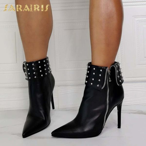 boots sarairis 2021 arrivals large size 43 thin high heels pointed toe rivet ins trendy stylish cool party woman shoes, Black
boots sarairis 2021 arrivals large size 43 thin high heels pointed toe rivet ins trendy stylish cool party woman shoes, Black