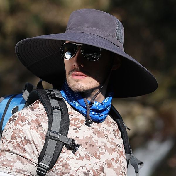 zhenjiliu outdoor hats uv protection bucket hat lightweight practical sun shade climbing fisherman cap chin string quick drying breathable, Black;white
zhenjiliu outdoor hats uv protection bucket hat lightweight practical sun shade climbing fisherman cap chin string quick drying breathable, Black;white