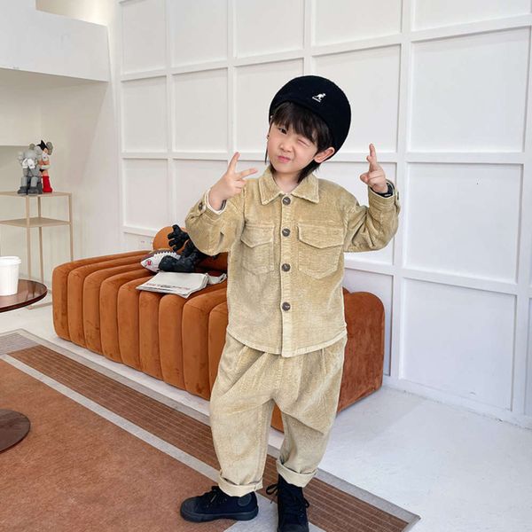 children's wear 2021 spring treebibi new wind lamp core velvet two piece suit for boys and girls, White
children's wear 2021 spring treebibi new wind lamp core velvet two piece suit for boys and girls, White