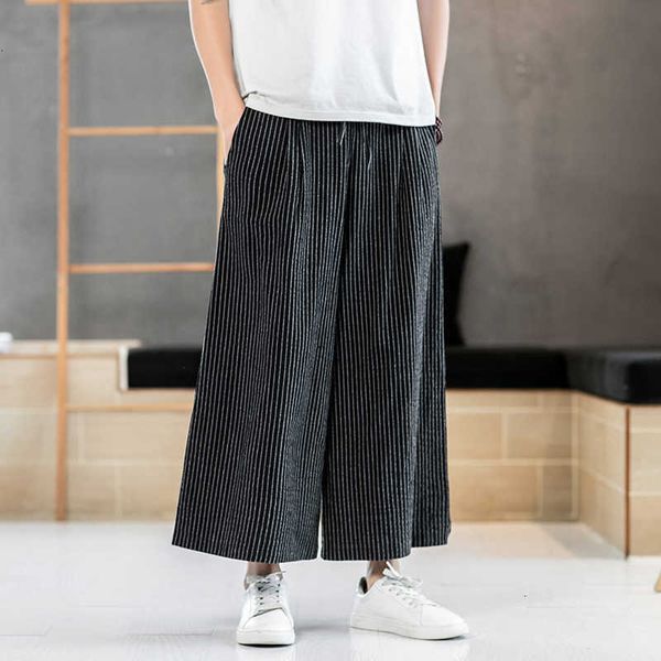men's pants striped men straight wide leg japanese streetwear hip hop casual tactical trousers 4irh, Black
men's pants striped men straight wide leg japanese streetwear hip hop casual tactical trousers 4irh, Black