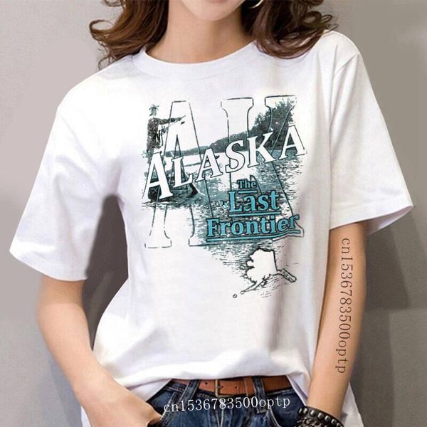 women's t-shirt alaska fishing lake souvenir travel ak gift short sleeve tees tshirts, White
women's t-shirt alaska fishing lake souvenir travel ak gift short sleeve tees tshirts, White