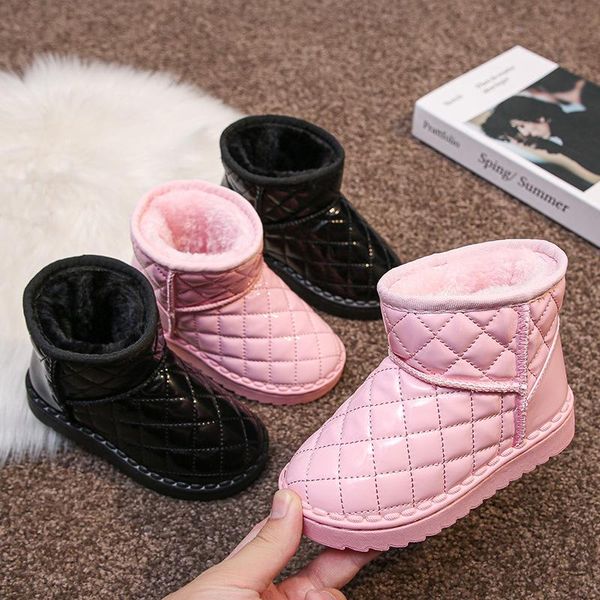 boots rhombic grid children snow 2021 winter plus velvet short boot girls princess soft-soled cotton shoes, Black;grey
boots rhombic grid children snow 2021 winter plus velvet short boot girls princess soft-soled cotton shoes, Black;grey