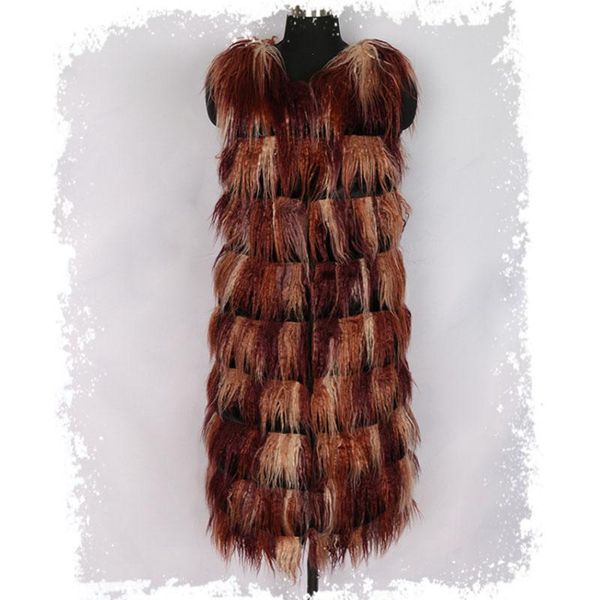 women's fur & faux women sleeveless mongolia sheep long vest coat,winter elegant beach wool patch gradual color x outerwear, Black
women's fur & faux women sleeveless mongolia sheep long vest coat,winter elegant beach wool patch gradual color x outerwear, Black