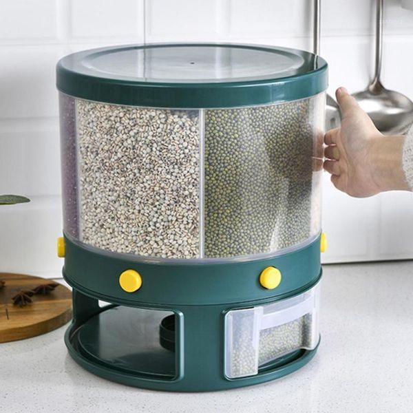 storage bottles & jars food visual window rice dispenser pp versatile rotating 6-grid retain freshness grain container
storage bottles & jars food visual window rice dispenser pp versatile rotating 6-grid retain freshness grain container