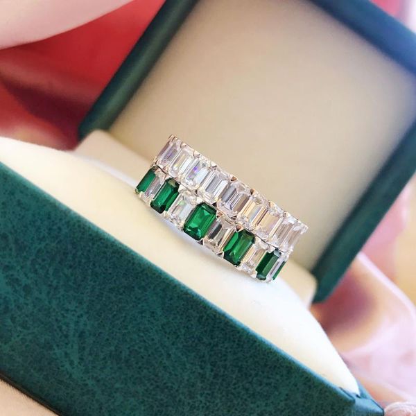 cluster rings 100% 925 sterling silver created moissanite emerald anniversary cocktail party for women wholesale jewlery gift, Golden;silver
cluster rings 100% 925 sterling silver created moissanite emerald anniversary cocktail party for women wholesale jewlery gift, Golden;silver