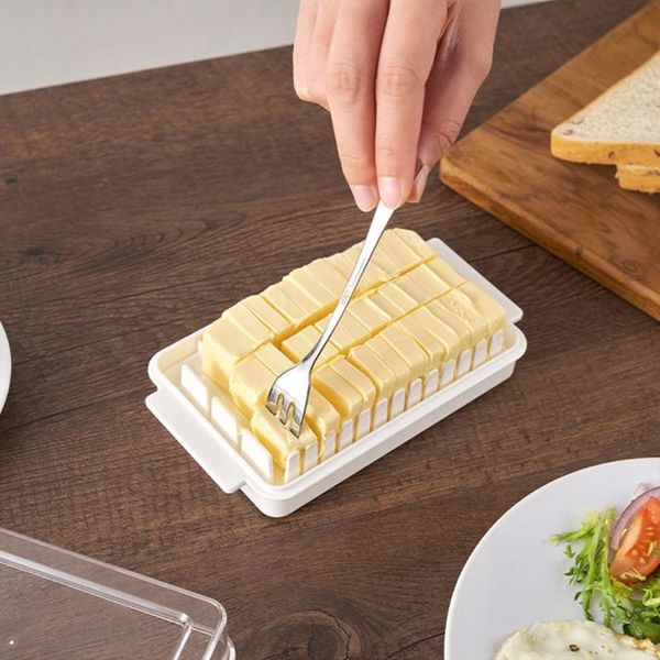 storage bottles & jars 1pcs transparent plastic butter box with lid dust-proof slicing food container two handles fast cutting cheese case
storage bottles & jars 1pcs transparent plastic butter box with lid dust-proof slicing food container two handles fast cutting cheese case