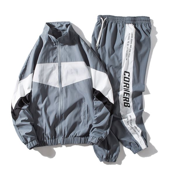 2021 men's hip hop tracksuit mens clothing 2 pieces sets man streetwear and harem pants, Gray
2021 men's hip hop tracksuit mens clothing 2 pieces sets man streetwear and harem pants, Gray