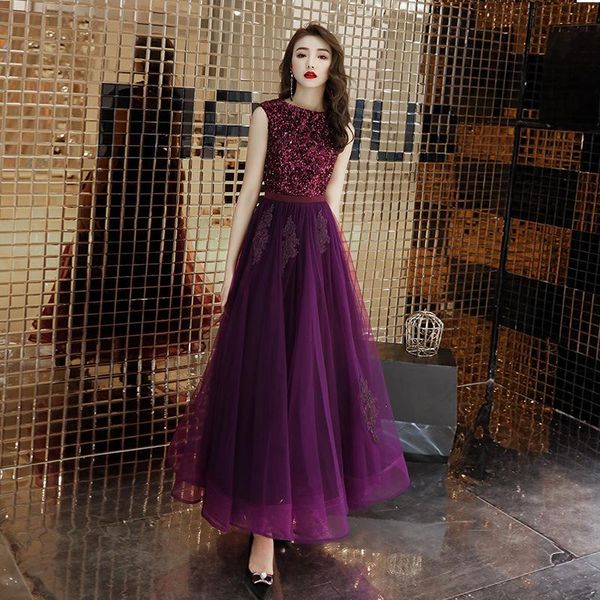 ethnic clothing purple exquisite sequins trim mesh pleated dresses office lady long banquet gown elegant o-neck sleeveless formal party dres, Red
ethnic clothing purple exquisite sequins trim mesh pleated dresses office lady long banquet gown elegant o-neck sleeveless formal party dres, Red