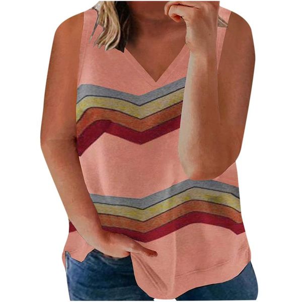 women's tanks & camis 2021 lady casual plus-size v-neck striped sleeveness loose vest blouses tanke zonjë, White
women's tanks & camis 2021 lady casual plus-size v-neck striped sleeveness loose vest blouses tanke zonjë, White
