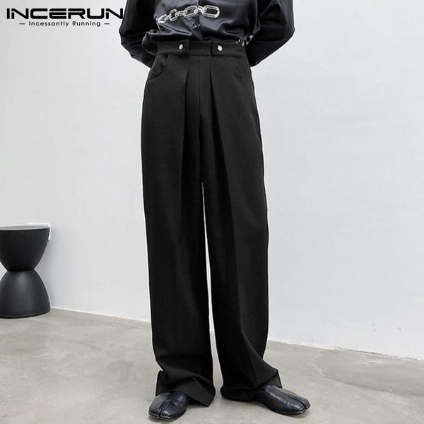 men's pants men leisure solid color incerun korean style loose patchwork baggy trousers man causal button long bottoms streetwear 5xl, Black
men's pants men leisure solid color incerun korean style loose patchwork baggy trousers man causal button long bottoms streetwear 5xl, Black