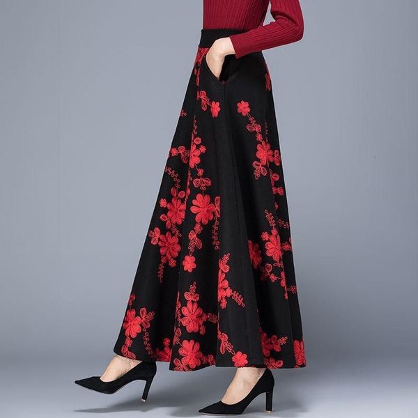 skirts falda bordada de lana elstica para mujer, larga cintura alta, corte en a, gruesa, vintage, floral, p64gran, q2dx, Black
skirts falda bordada de lana elstica para mujer, larga cintura alta, corte en a, gruesa, vintage, floral, p64gran, q2dx, Black