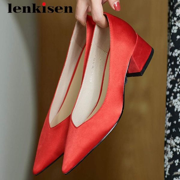 lenkisen retro fashion silk buckle decorations dance party pointed toe thick med heel slip on pearl dress maiden women pumps l13, Black
lenkisen retro fashion silk buckle decorations dance party pointed toe thick med heel slip on pearl dress maiden women pumps l13, Black