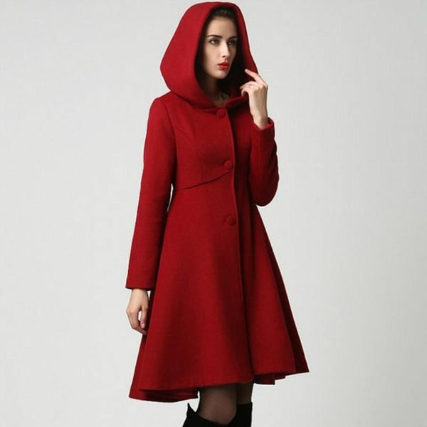 women's trench coats 2021 autumn and winter solid color temperament hooded single-breasted mid-length skirt fashion simple jacket, Tan;black
women's trench coats 2021 autumn and winter solid color temperament hooded single-breasted mid-length skirt fashion simple jacket, Tan;black