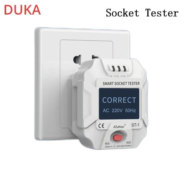 smart home control 2021 atuman duka outlet socket tester 90-250v digital display lcd circuit polarity detector wall plug open finder
smart home control 2021 atuman duka outlet socket tester 90-250v digital display lcd circuit polarity detector wall plug open finder