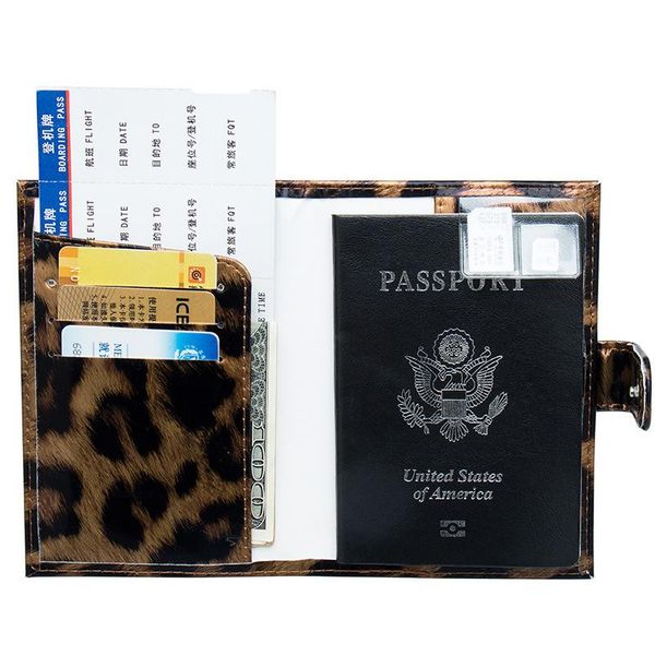 card holders women leopard leather passport cover holder waterproof the of, Brown;gray
card holders women leopard leather passport cover holder waterproof the of, Brown;gray