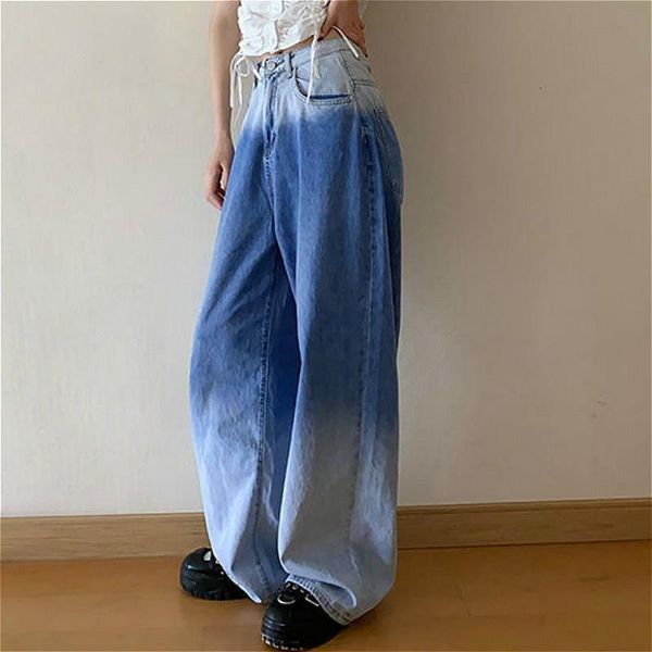 women's jeans women full-length plus size all-match high waist chic simple students streetwear leisure ulzzang comfortable korean style, Blue
women's jeans women full-length plus size all-match high waist chic simple students streetwear leisure ulzzang comfortable korean style, Blue