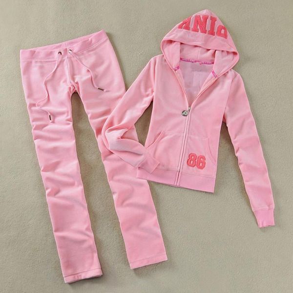 women's tracksuits spring / fall 2021 brand velvet fabric velour suit women track hoodies and pants, Gray
women's tracksuits spring / fall 2021 brand velvet fabric velour suit women track hoodies and pants, Gray